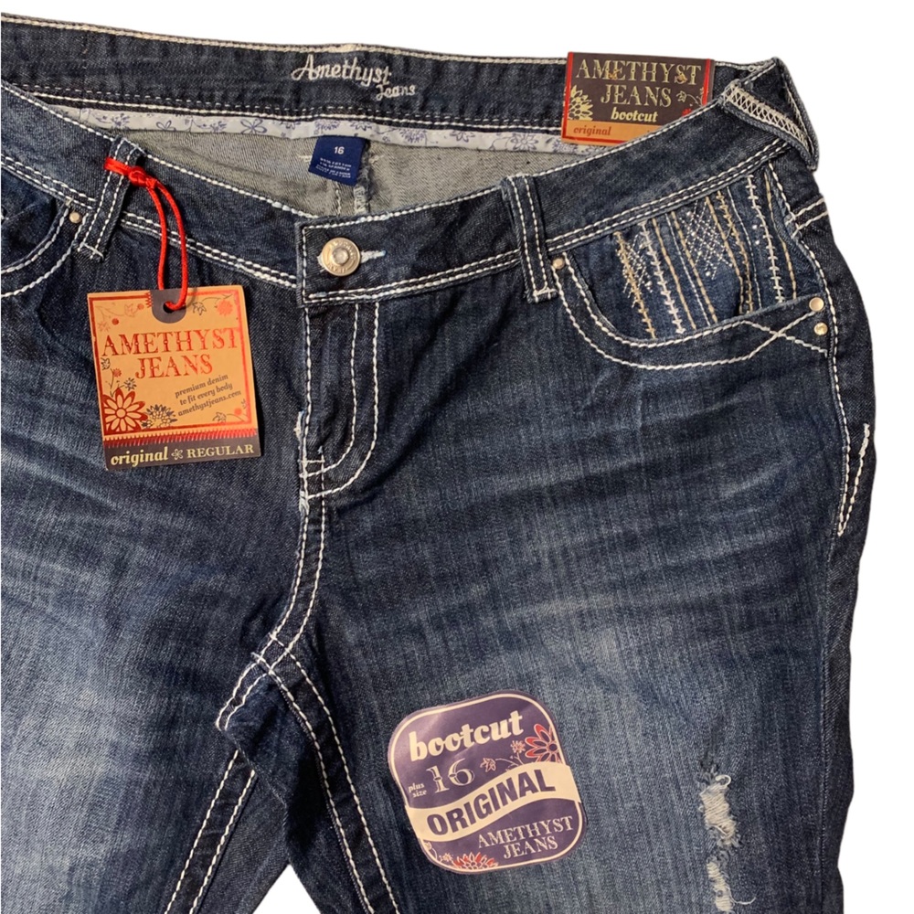 NWT Amethyst Jeans Bootcut Original DIXIE 16